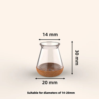 24pcs Silicone Chair Leg Protectors with Felt – Anti-Scratch & Noise-Reducing Floor Caps